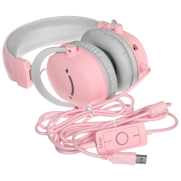 Купить Fifine H9 Gaming Headsets, Pink-5.jpg